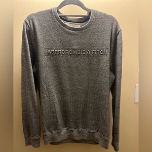 Abercrombie & Fitch Gray Crewneck Sweater